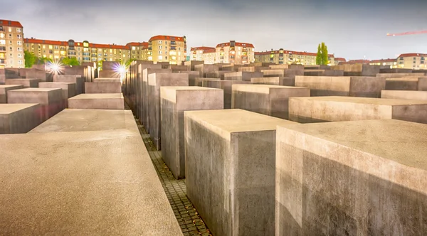 Berlin, Duitsland - 17 okt 2013: Weergave van de Joodse Holocaust Memoria — Stockfoto
