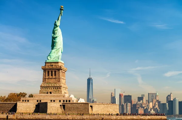 Magnificence of Statue of Liberty - New York City - USA — Stock Photo, Image