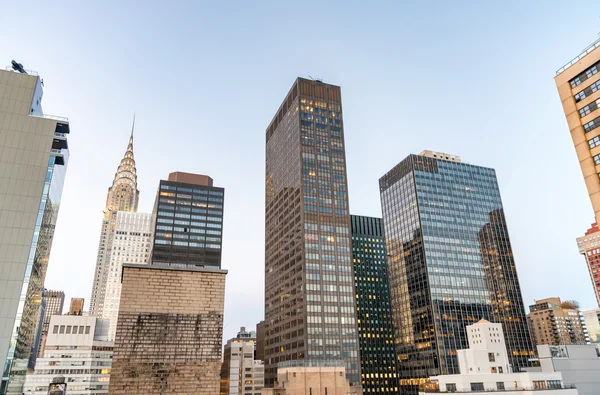 曼哈顿摩天大楼的空中景观-纽约市 — 图库照片