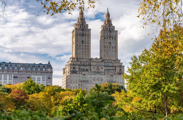Schöne Blattfarben des New York Central Park — Stockfoto