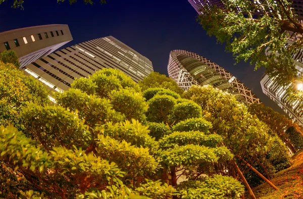 Edificios y árboles de Shinjuku — Foto de Stock