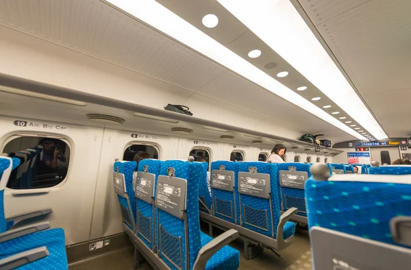 Shinkansen hızlı tren iç — Stok fotoğraf