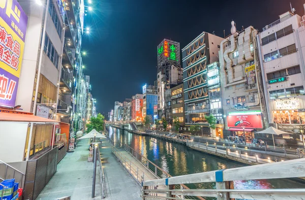 Dotonbori Street a Osaka — Foto Stock