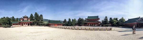 Zabytkowym Heian Jingu Shrine — Zdjęcie stockowe