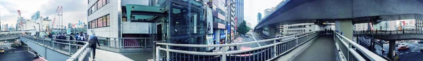 Panoramic 360 degrees view of Shibuya — Stock Photo, Image