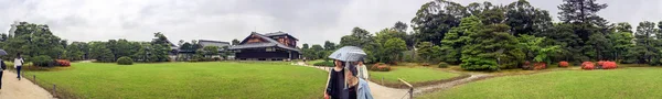 Panoramatický pohled Nijo Castle — Stock fotografie