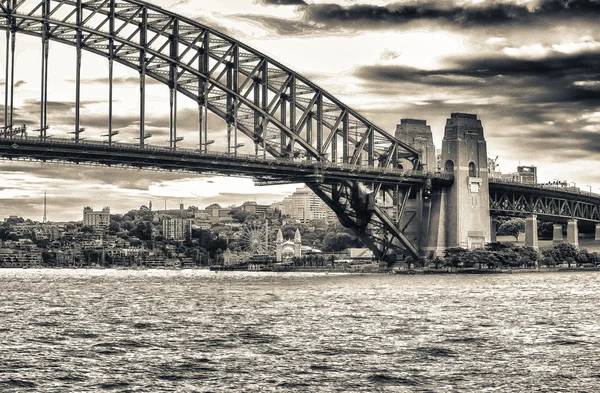 Panoramautsikt över Sydney Harbour på twilight - Nsw, Australien — Stockfoto