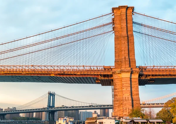 До центру Манхеттена, красиві горизонт Нью-Йорка — стокове фото