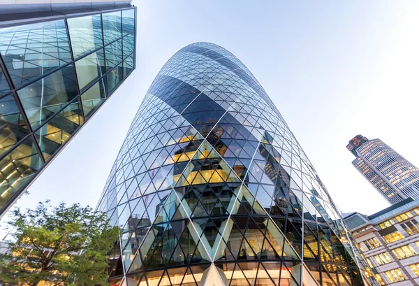 stock image Modern skyline of London City