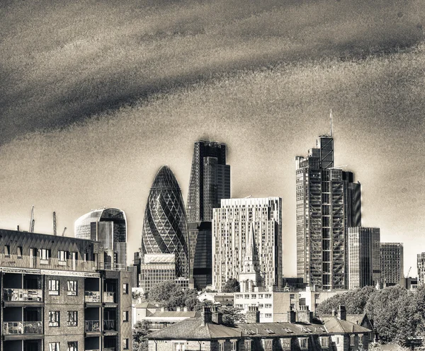 Modern skyline of London City — Stock Photo, Image