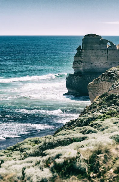 De twaalf apostelen, Victoria - Australië. Weergave van de kustlijn op een s — Stockfoto