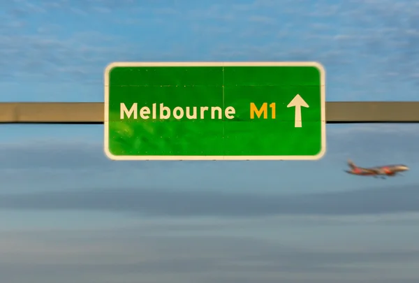 Дорожні знаки в штаті Вікторія, Австралія — стокове фото