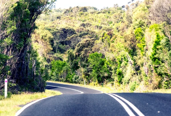 Road across Victoria countryside, Australia — Stock Photo, Image