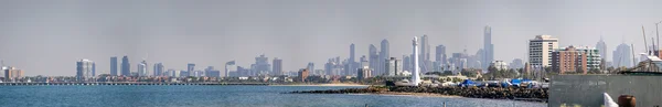 Панорамный вид на Мельбурн — стоковое фото