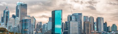 Sydney Harbour manzarası alacakaranlıkta