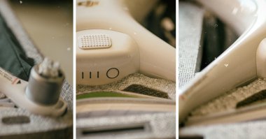 Pisa - 5 Nisan 2016: İle DJI indeks işlem Fantom 4 Unboxing. Uçağı 