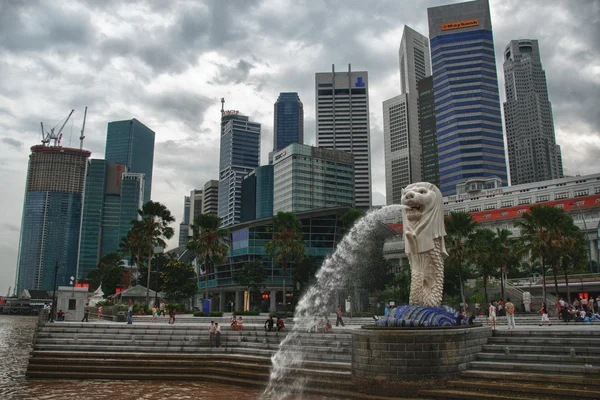 Løven, symbolet på Singapore – stockfoto