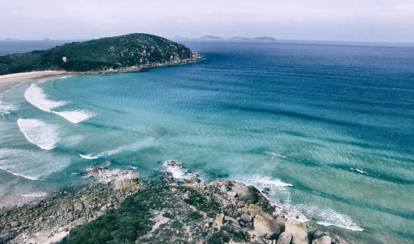 Red Rocks of Squeaky Beach, Виктория - Австралия — стоковое фото