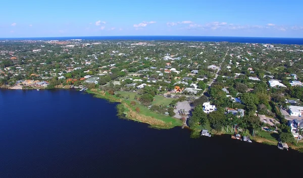 Widok z West Palm Beach na Florydzie — Zdjęcie stockowe