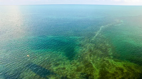 Islamorada, florida keys. schönes Szenario aus der Luft bei Sonne — Stockfoto