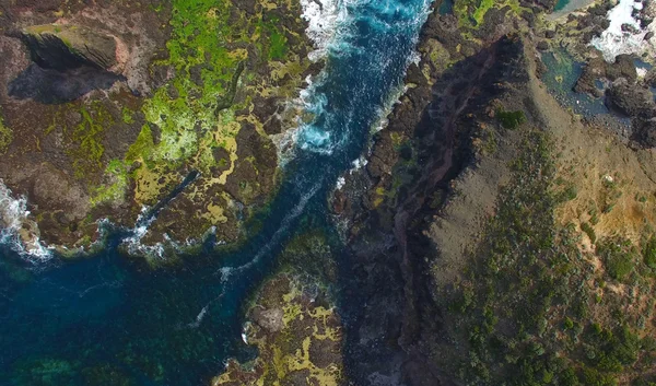 Cabo Schanck vista aérea do ar, Península de Mornington, A — Fotografia de Stock