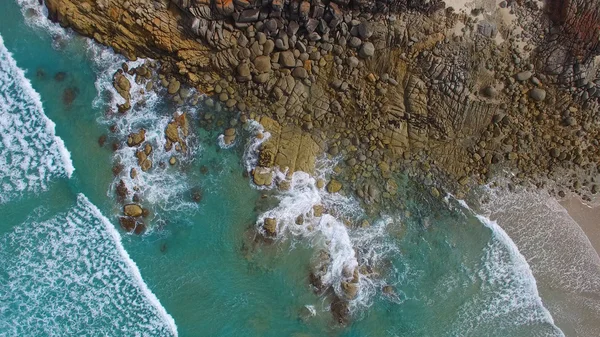 Vue aérienne de Squeaky Beach, Promontoire Wilsons — Photo