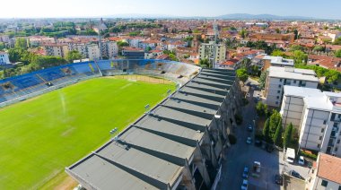 Pisa Stadium Arena Anconetani havadan, Tuscany - İtalya