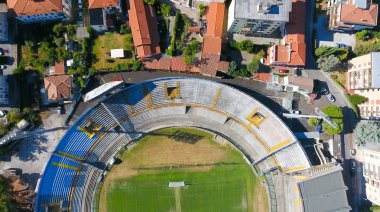 Pisa. Şehir futbol stadyumunun hava manzarası, Arena Garibaldi