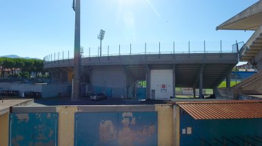 Pisa Stadium Arena Anconetani havadan, Tuscany - İtalya