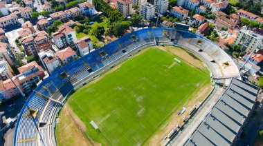 Pisa. Şehir futbol stadyumunun hava manzarası, Arena Garibaldi