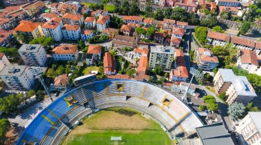 Pisa Stadium Arena Anconetani havadan, Tuscany - İtalya