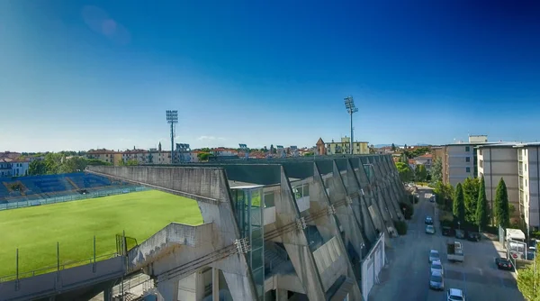 Pisa. Vista aérea del estadio de fútbol de la ciudad, Arena Garibaldi — Foto de Stock