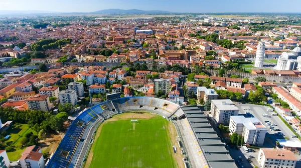 Pisa Stadium Arena Anconetani vanuit de lucht, Toscane - Italië — Stockfoto