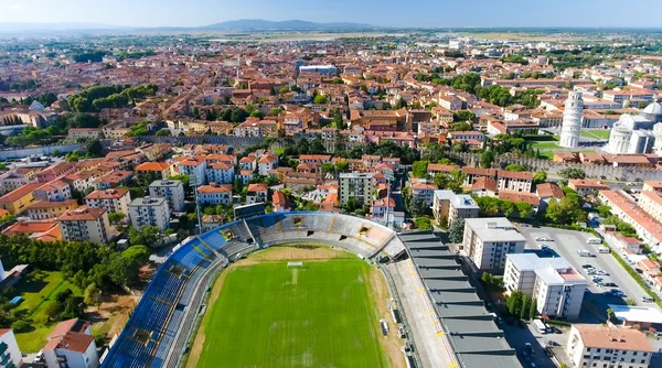 Pisa Stadium Arena Anconetani ze vzduchu, Toskánsko - Itálie — Stock fotografie