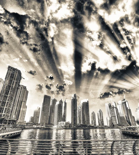 Dubai Yat Limanı muhteşem manzarası — Stok fotoğraf