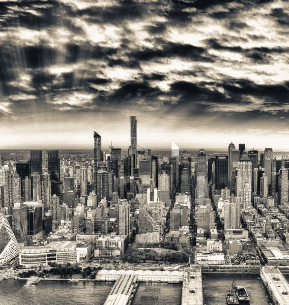 Luchtfoto van New york — Stockfoto