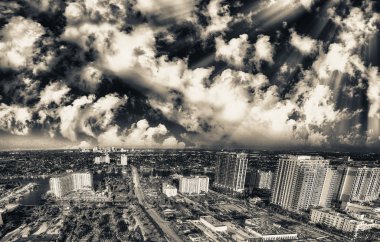 In Fort Lauderdale, Florida havadan görünümü