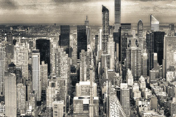 New York aerial skyline — Stock Photo, Image