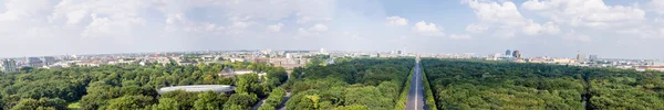 Берлін панорамний пташиного польоту від перемоги стовпця — стокове фото