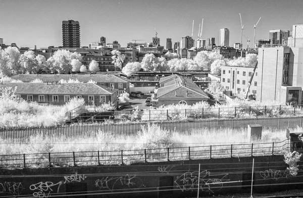 Kızılötesi görünümü Londra binalar, İngiltere — Stok fotoğraf