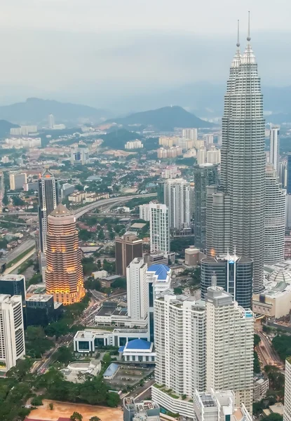 Edifícios de Kuala Lumpur, Malásia — Fotografia de Stock