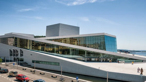 OSLO, NORWAY - JUNE 2009: National Oslo Opera House — Stock Photo, Image