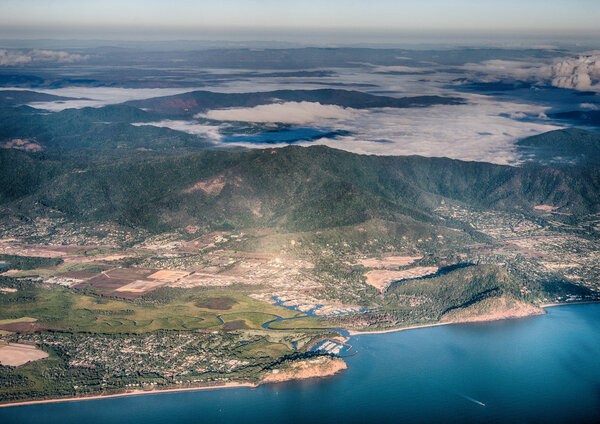 Aerial view of Australian Coast