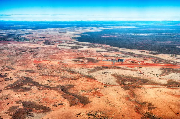 Vista aérea del desierto de Australia, Territorio del Norte — Foto de Stock