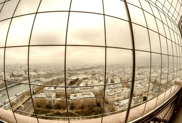 Wspaniałość panoramę Paryża, Francja — Zdjęcie stockowe