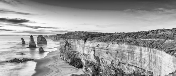 Aerial view of Twelve Apostles at dawn, Victoria - Australia — Stock Photo, Image