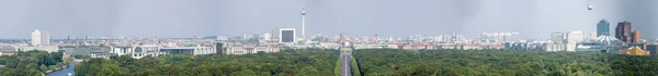 Herrliches berlin-panorama von der Siegessäule, deutschland — Stockfoto