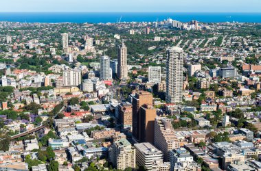 Sydney 'nin ihtişamı ufuk çizgisi, Avustralya