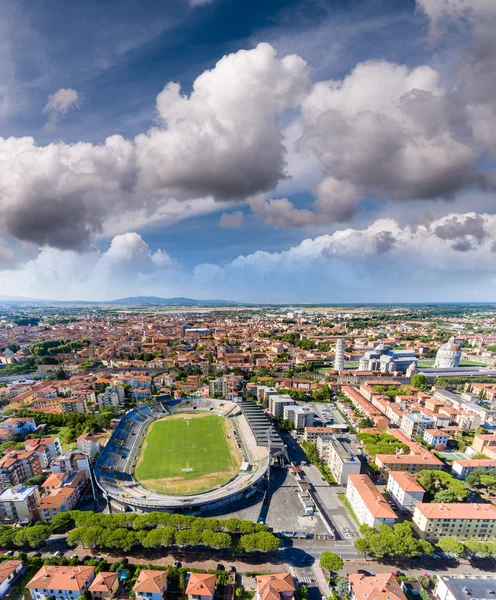 Letecký pohled na sportovní stadion — Stock fotografie