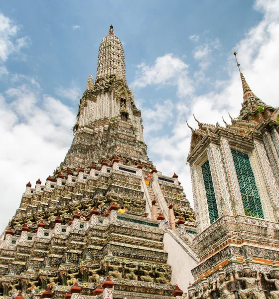 Gyönyörű temploma, Bangkok, Thaiföld — Stock Fotó